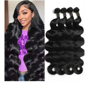 12A Virgin Human Hair - 4 Bundles Body Wave (18/20/22/24